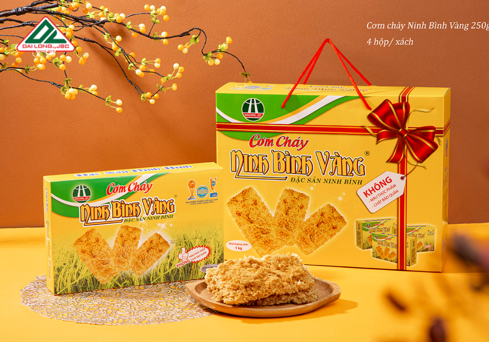 Đặc sản Ninh Bình làm quà_ Cơm cháy Đại Long - Hương vị truyền thống và sự lựa chọn hoàn hảo
