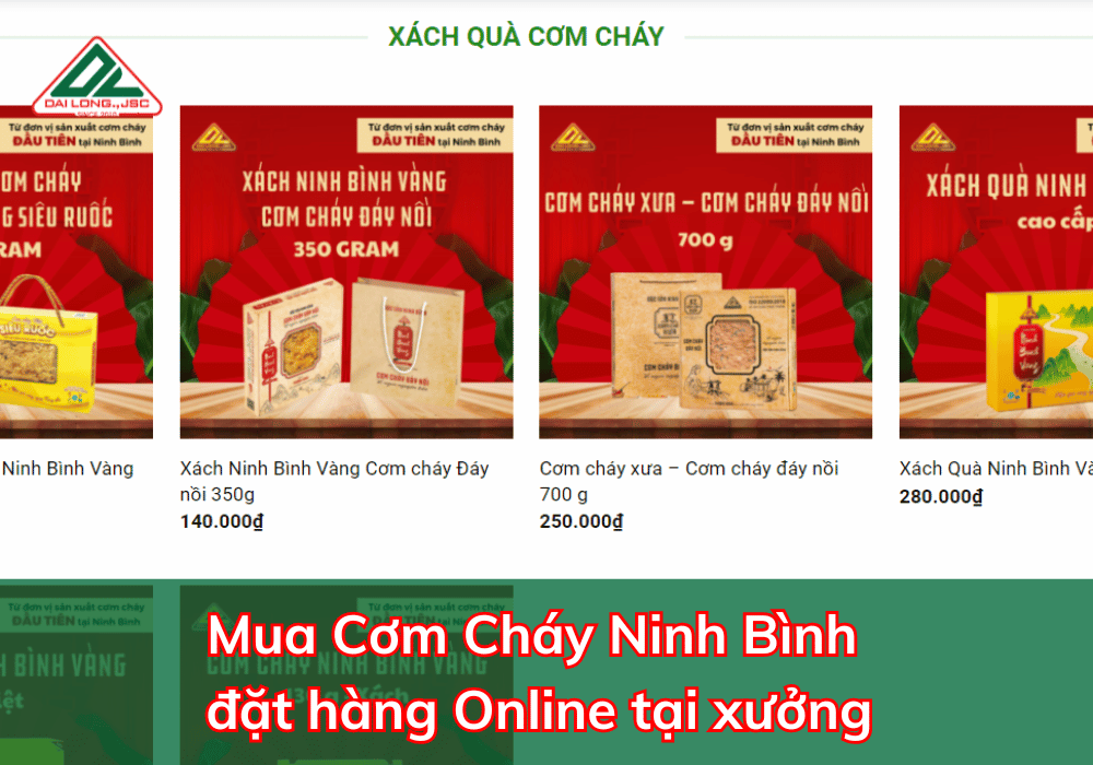 Mua Cơm Cháy Ninh Bình Đặt Hàng Online Tại Xưởng