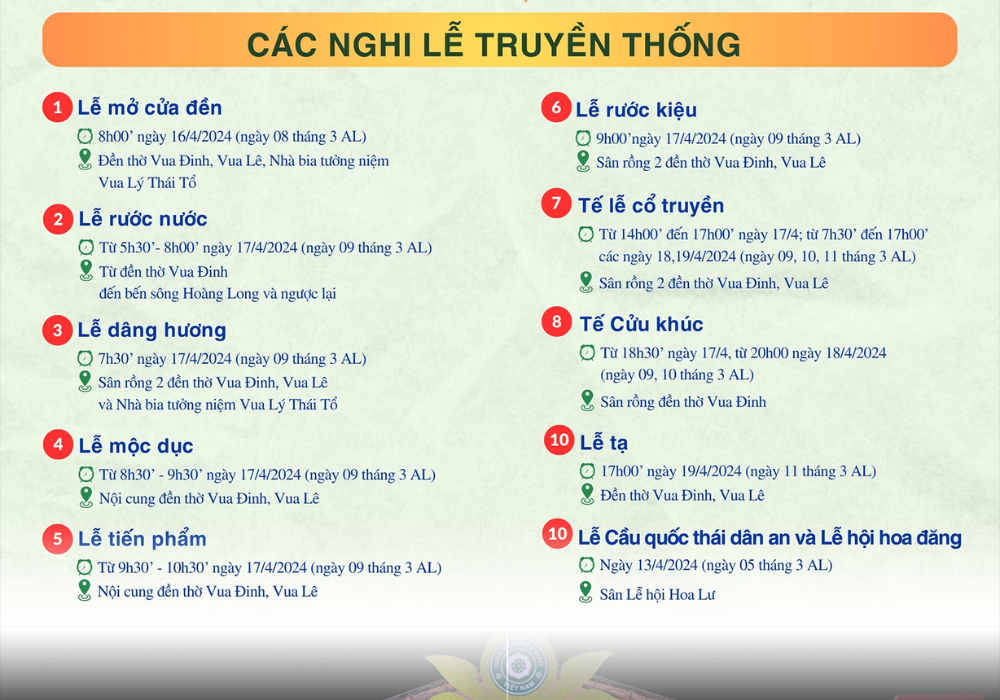 Thông Tin Mới Nhất Về Sự Kiện Lễ Hội Hoa Lư 2024