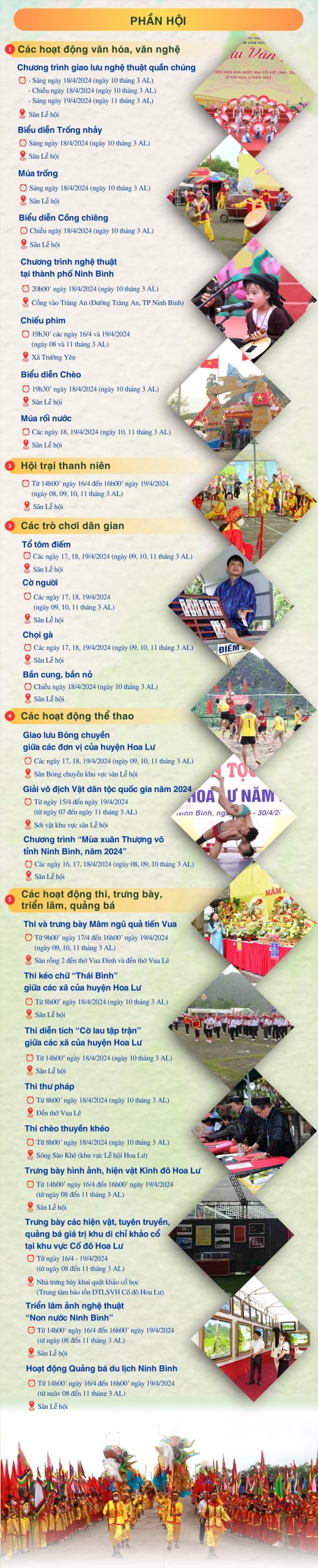 Thông Tin Mới Nhất Về Sự Kiện Lễ Hội Hoa Lư 2024